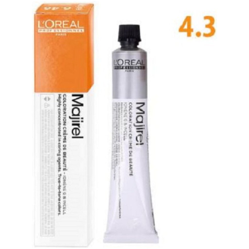 LOreal Majirel Hair Color 50G 4 3 Oxidant 1000Ml