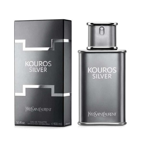 Yves Saint Laurent YSL Kouros Silver Edt For Men 100Ml
