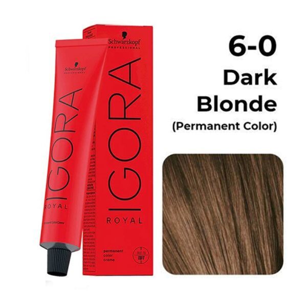 Schwarzkopf Igora Royal Hair Color, 6-0 Dark Blonde 60ml