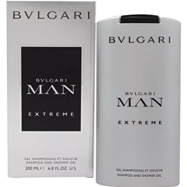 Bvlgari Men Extreme Shampoo And Shower Gel 200ml