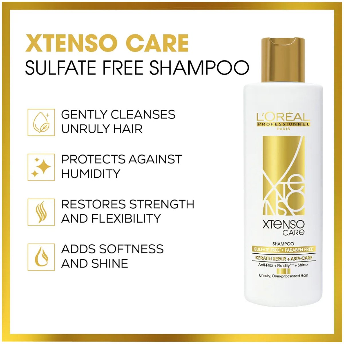 L'Oreal Professional X-tenso Xtenso Sulfate-Free Care Shampoo 250ml