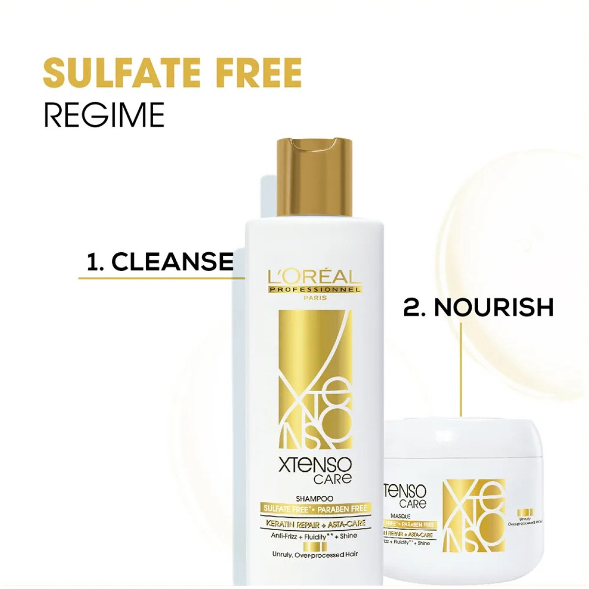 L'Oreal Professional X-tenso Xtenso Sulfate-Free Care Shampoo 250ml