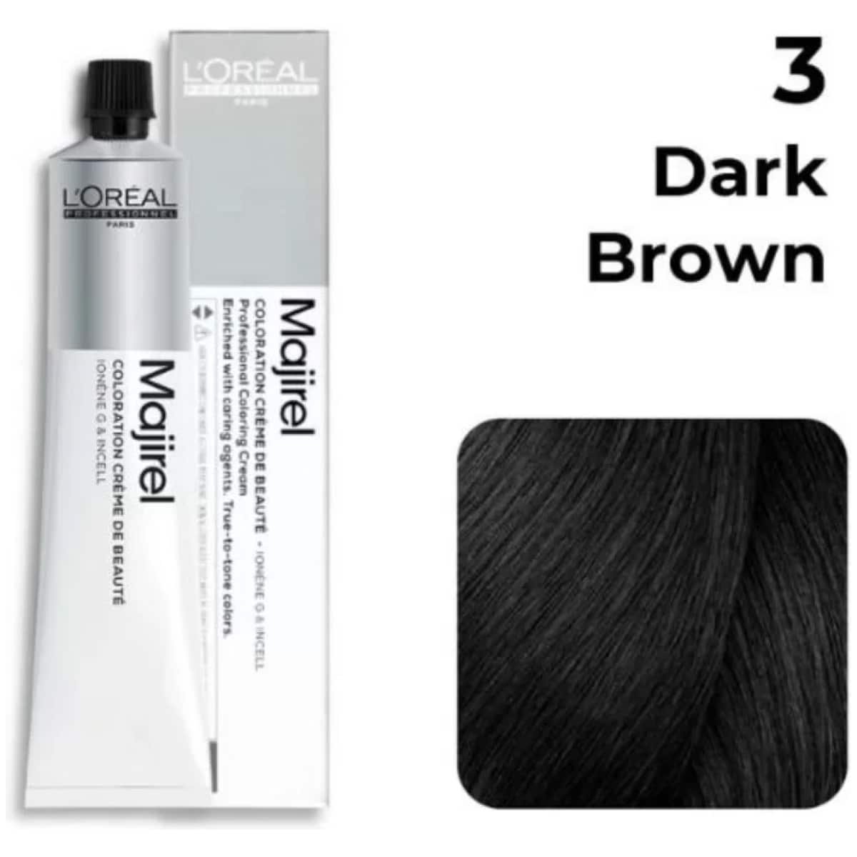 L'Oreal Professionnel Majirel Hair Color 50G 3 Dark Brown