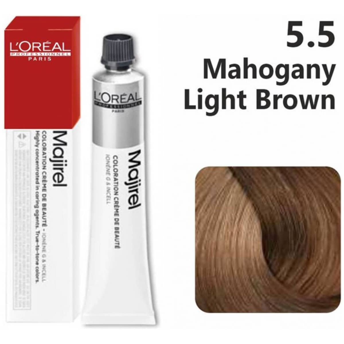 L'Oreal Professionnel Majirel Hair Color 50G 5.5 Mahogany Light Brown