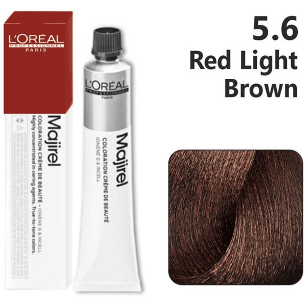 L'Oreal Professionnel Majirel Hair Color 50G 5.6 Red Light Brown