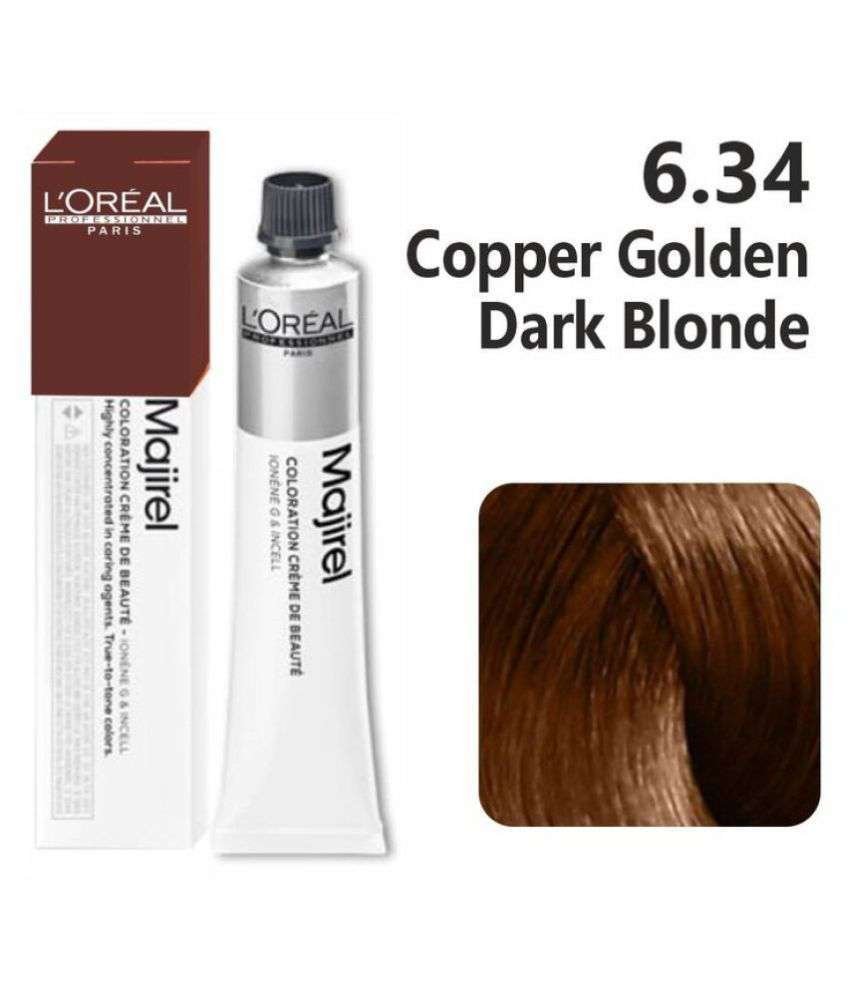 L'Oreal Professionnel Majirel Hair Color 50G 6.34 Copper Golden Dark Blonde