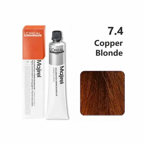 L'Oreal Professionnel Majirel Hair Color 50G 7.4 Copper Blonde