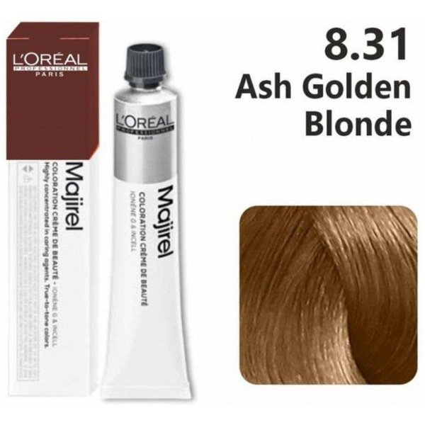 L'Oreal Professionnel Majirel Hair Color 50G 8.31 Ash Golden Light Blonde