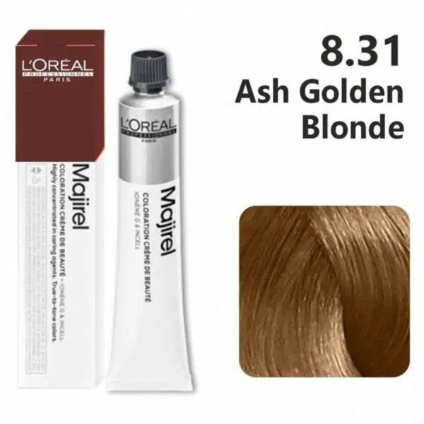 L'Oreal Professionnel Majirel Hair Color 50G 8.31 Ash Golden Light Blonde