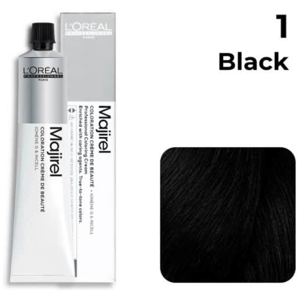 L'Oreal Professionnel Majirel Hair Color Creme 50G 1 Black