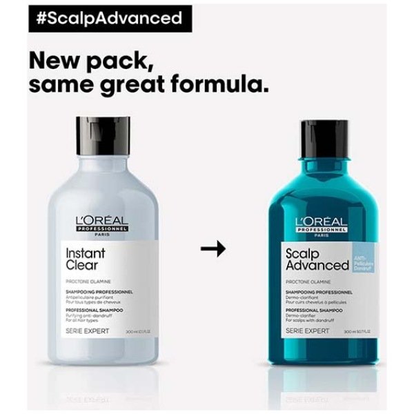 L’Oreal Professionnel Scalp Advanced Anti-Dandruff Dermo-Clarifier Shampoo 300ml