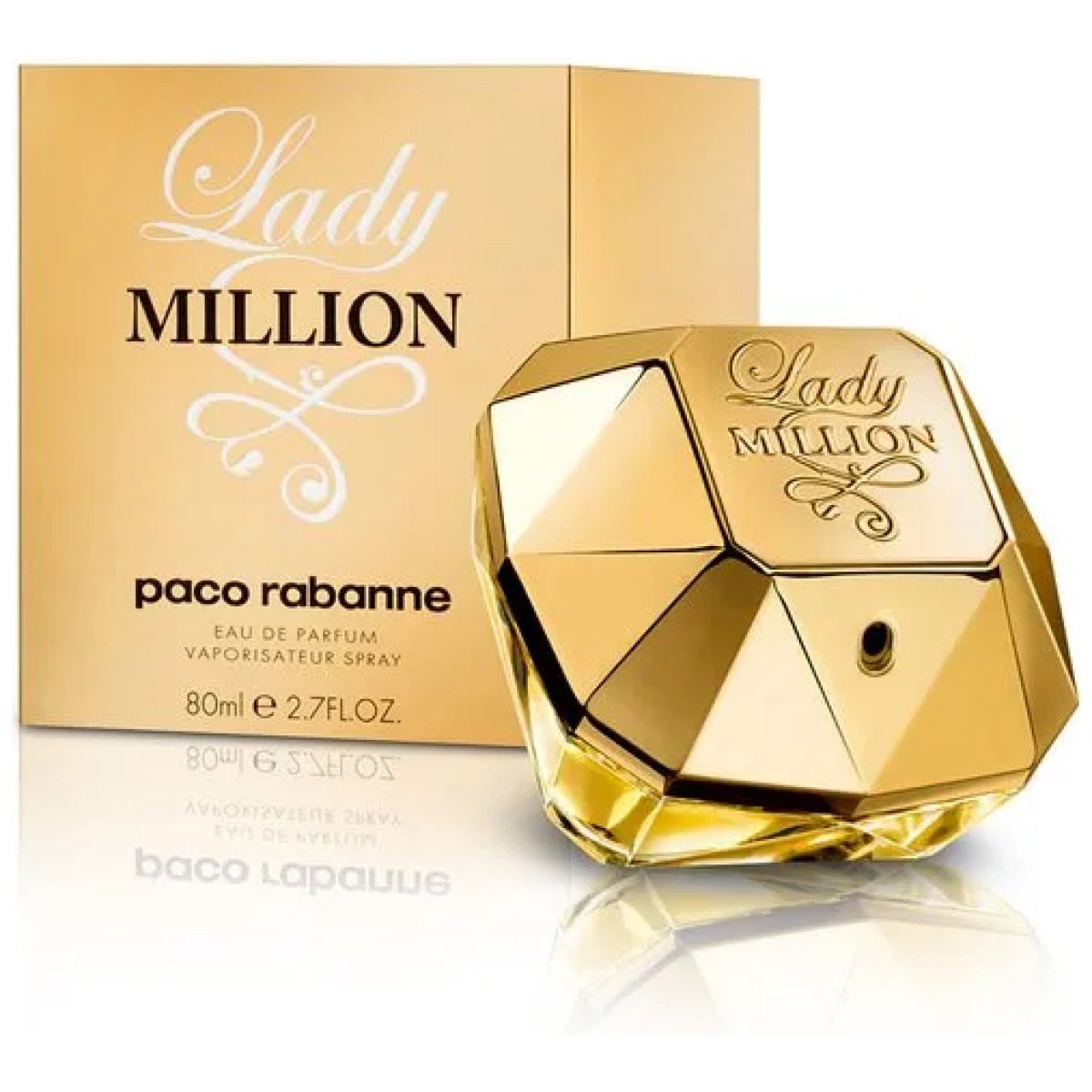 Paco Rabanne Lady Million Gold Edp Perfume For Women 80Ml