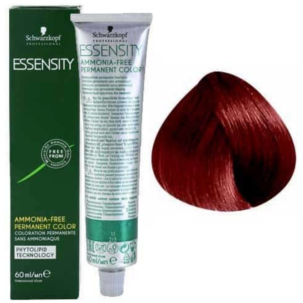 Schwarzkopf Essensity Ammonia Free Hair Color 60ml 6-88 Dark Blonde Red Extra