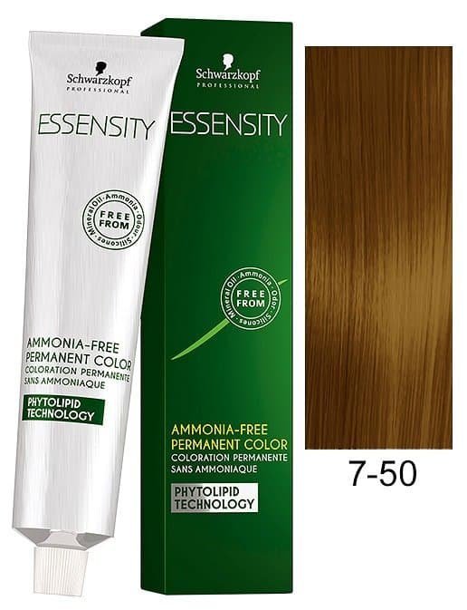 Schwarzkopf Essensity Ammonia Free Hair Color 60ml 7-50 Medium Blonde Gold Natural