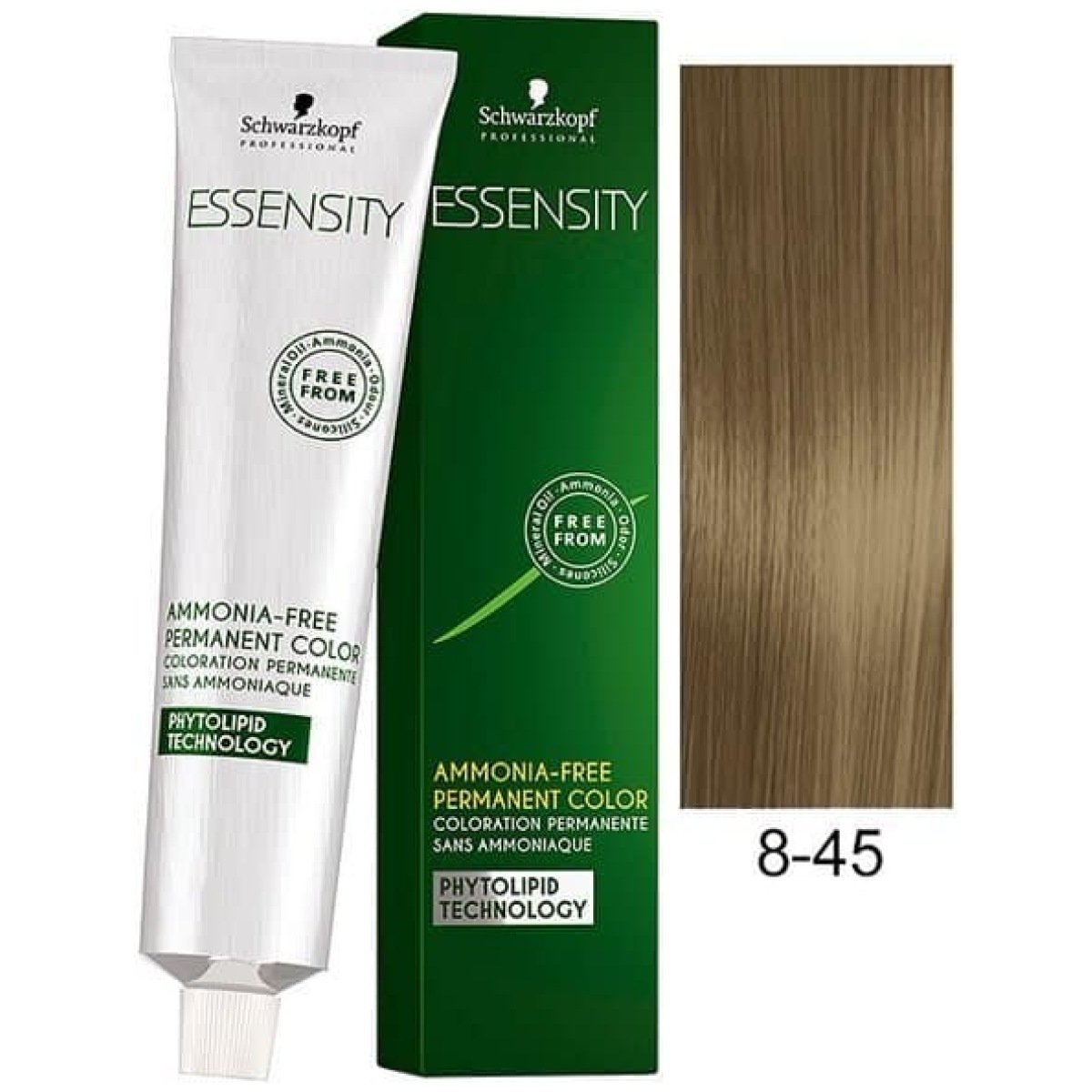 Schwarzkopf Essensity Ammonia Free Hair Color 60ml 8-45 Light Blonde Beige Gold