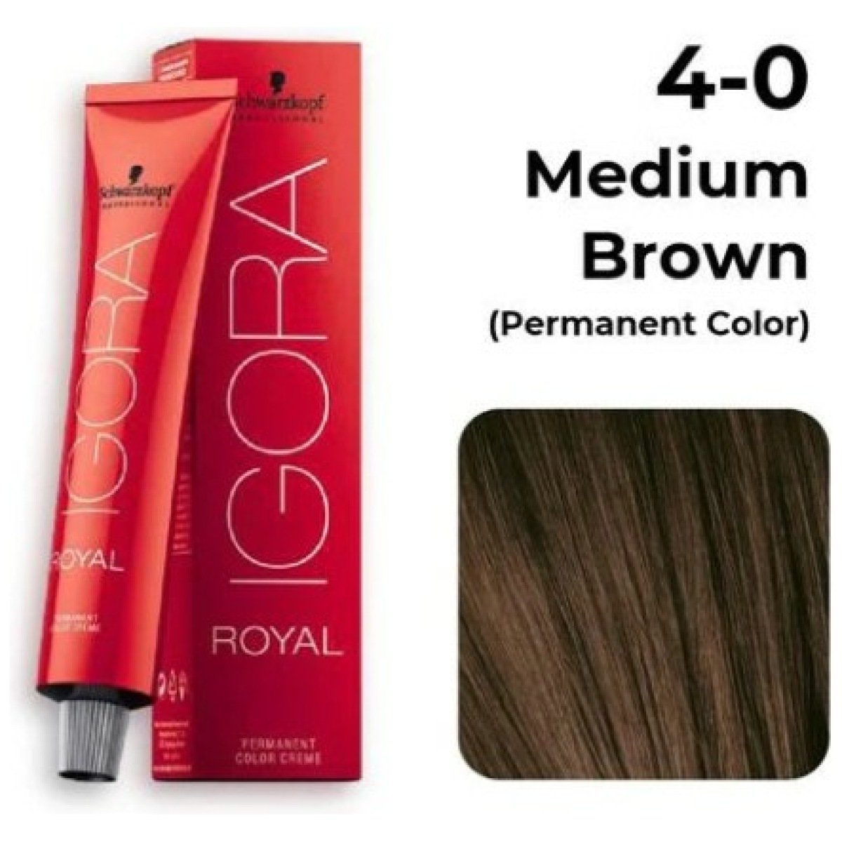 Schwarzkopf Igora Royal Hair Color 60ml 4-0 Medium Brown