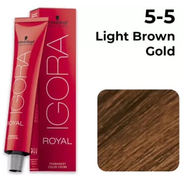 Schwarzkopf Igora Royal Hair Color 60ml 5-5 Light Brown Gold