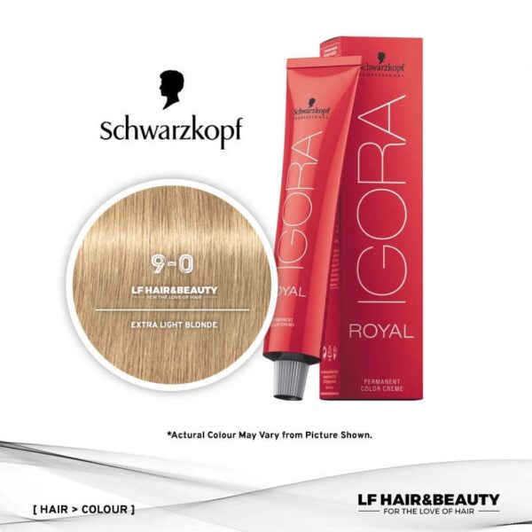 Schwarzkopf Igora Royal Hair Color 60ml 9-0 Extra Light Blonde