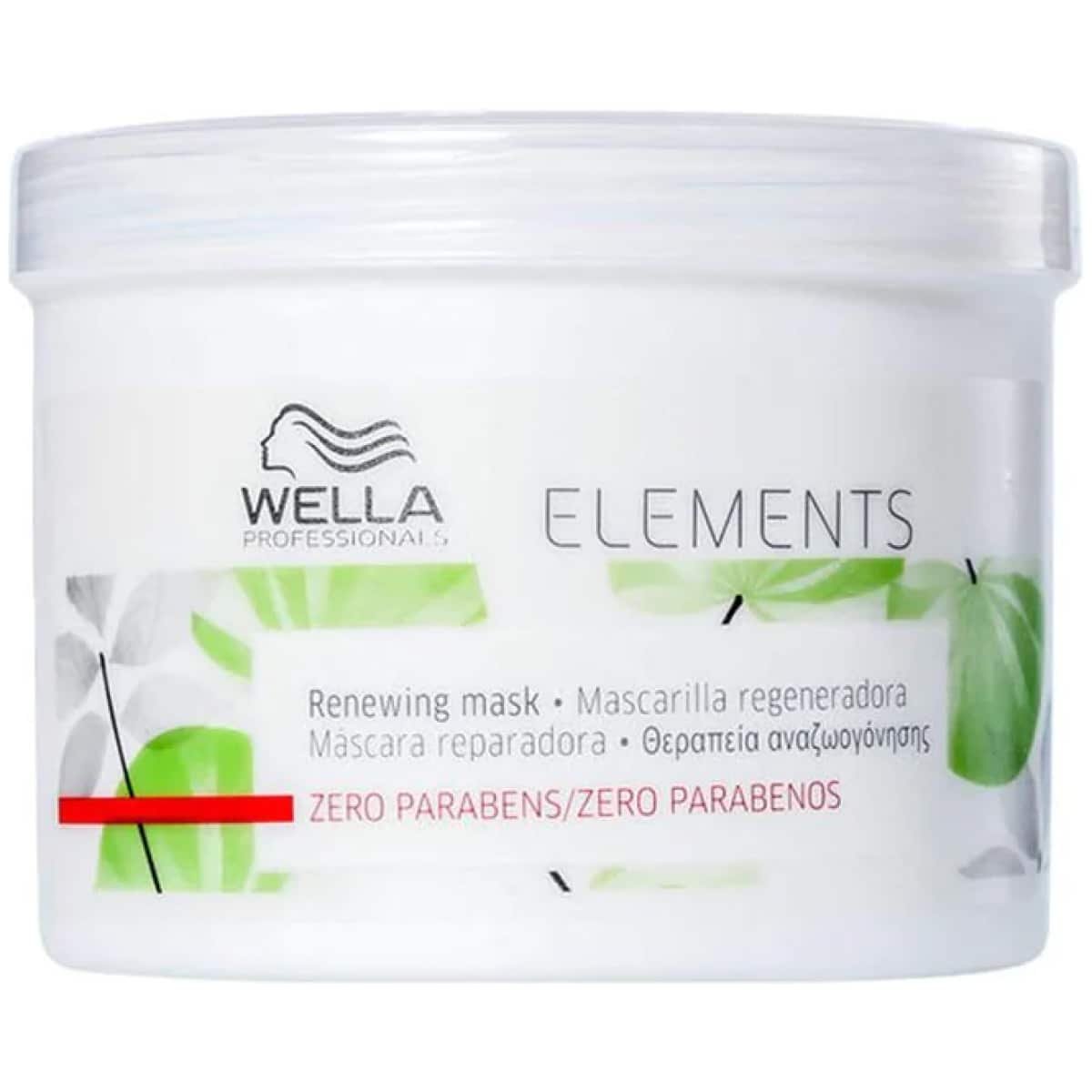 Wella Professionals Elements Renewing Mask Zero Parabens 500ml