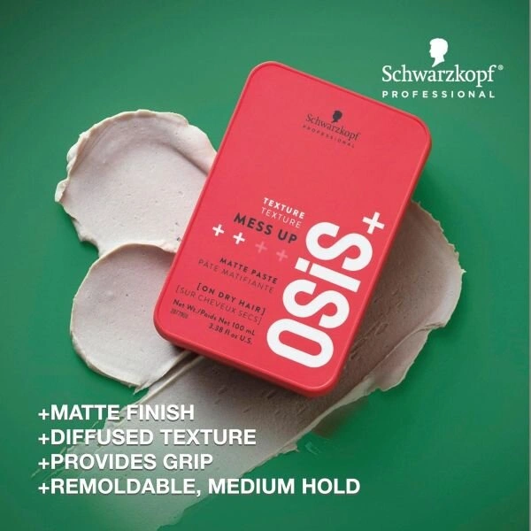 Schwarzkopf Professional OSiS+ Mess Up Hair Styling Matte Paste (100ml)
