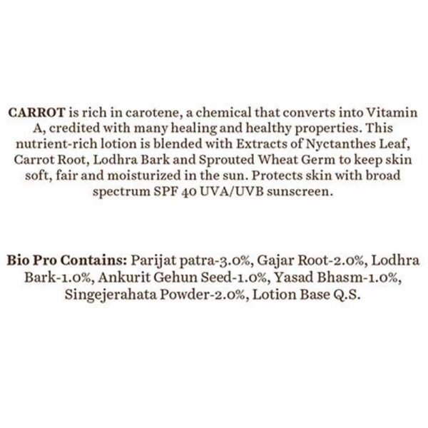Biotique Carrot Sunscreen Cream 50G - Image 5