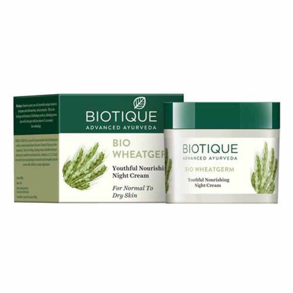 BIOTIQUE WHEATGERM NOURISHING NIGHT CREAM 50G