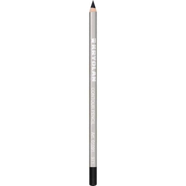 Kryolan Contour Pencil 971 Black 17.5Cm