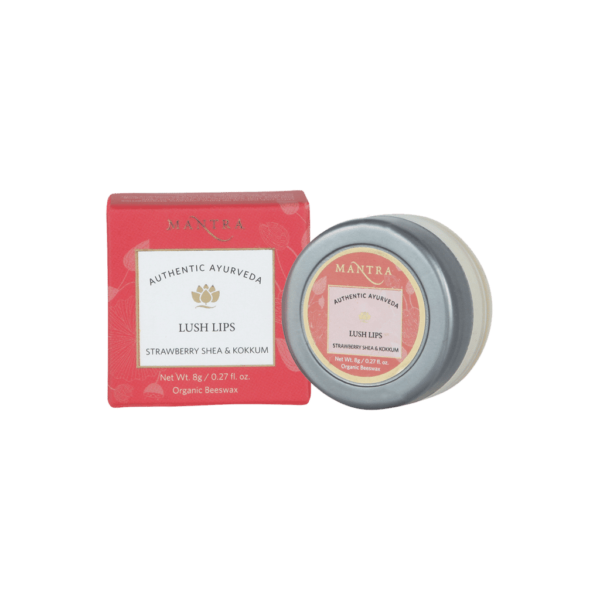 Mantra Herbal Lush Strawberry Shea And Kokkum Lips Balm 8 G