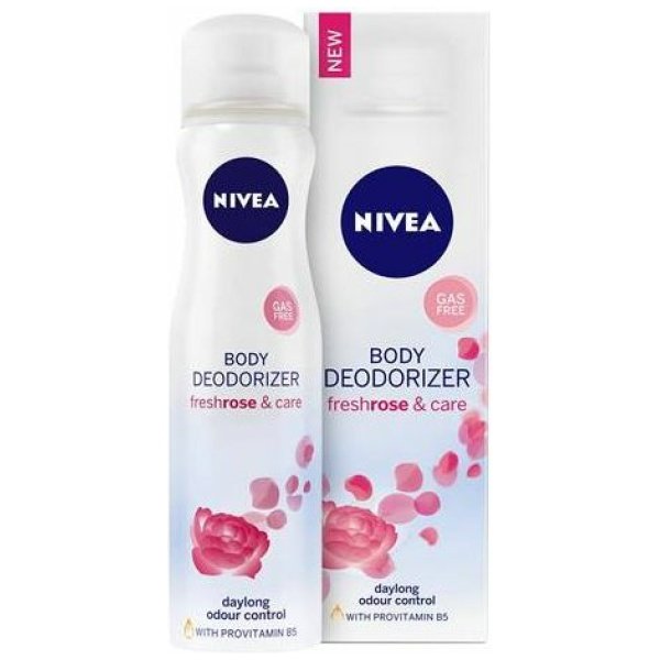 Nivea Body Deodorizer Fresh Rose & Care 120Ml
