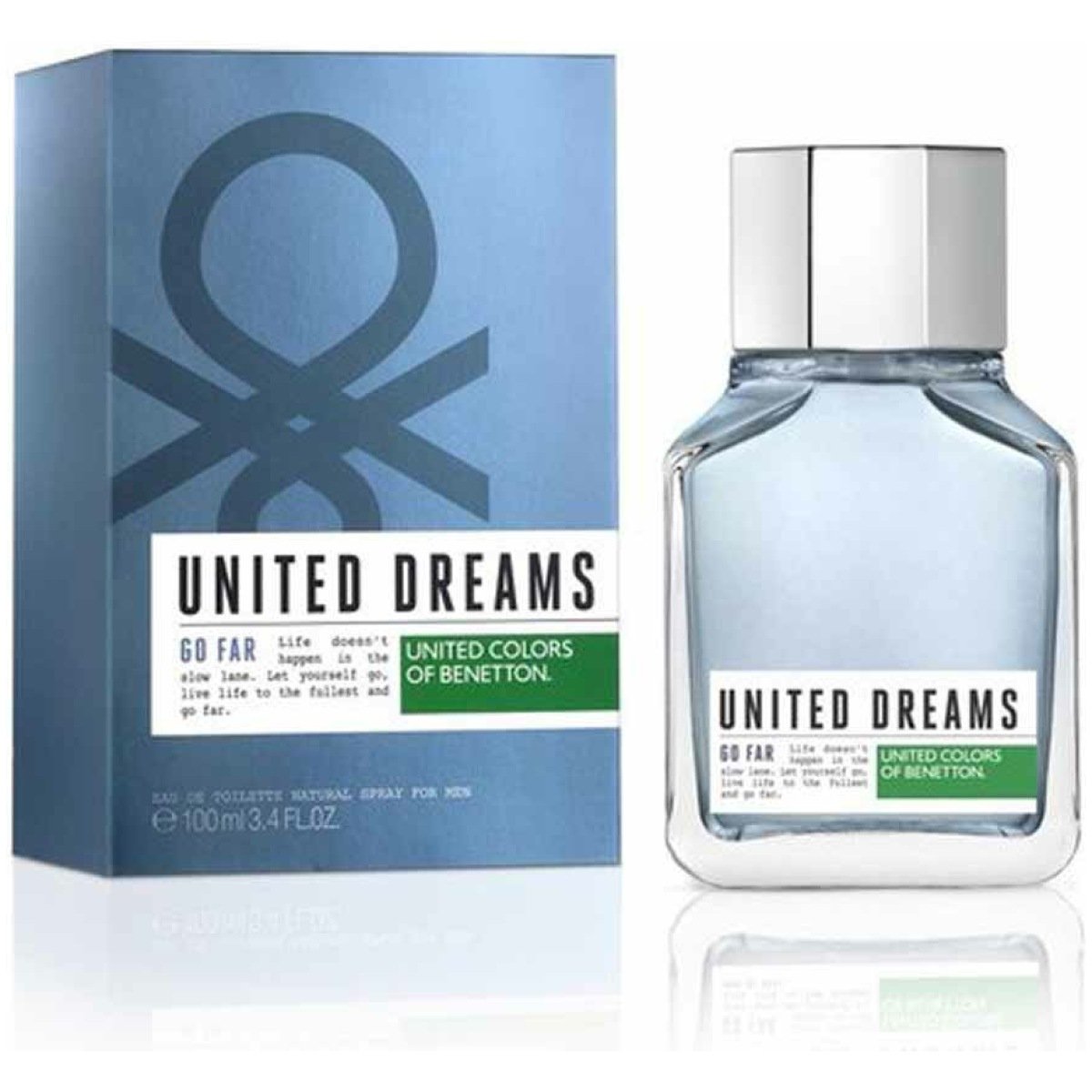 Benetton United Dreams Go Far Eau De Toilette For Men 100 Ml