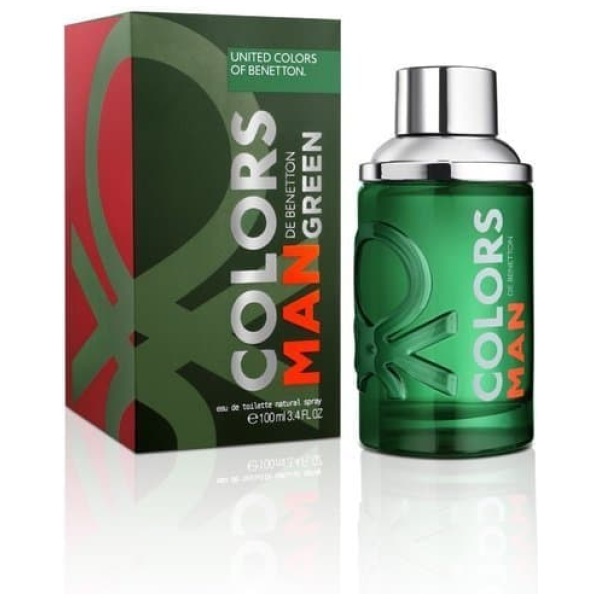 Benetton Colors Man Green Eau De Toilette Perfume For Men 100Ml - Image 2