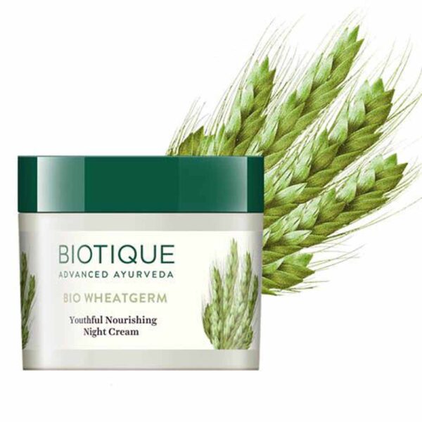 Biotique Wheatgerm Nourishing Night Cream 50G - Image 3