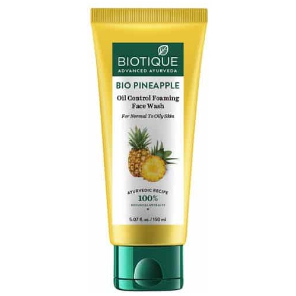 BIOTIQUE PINEAPPLE OIL BALANCING FACE WASH 150ML