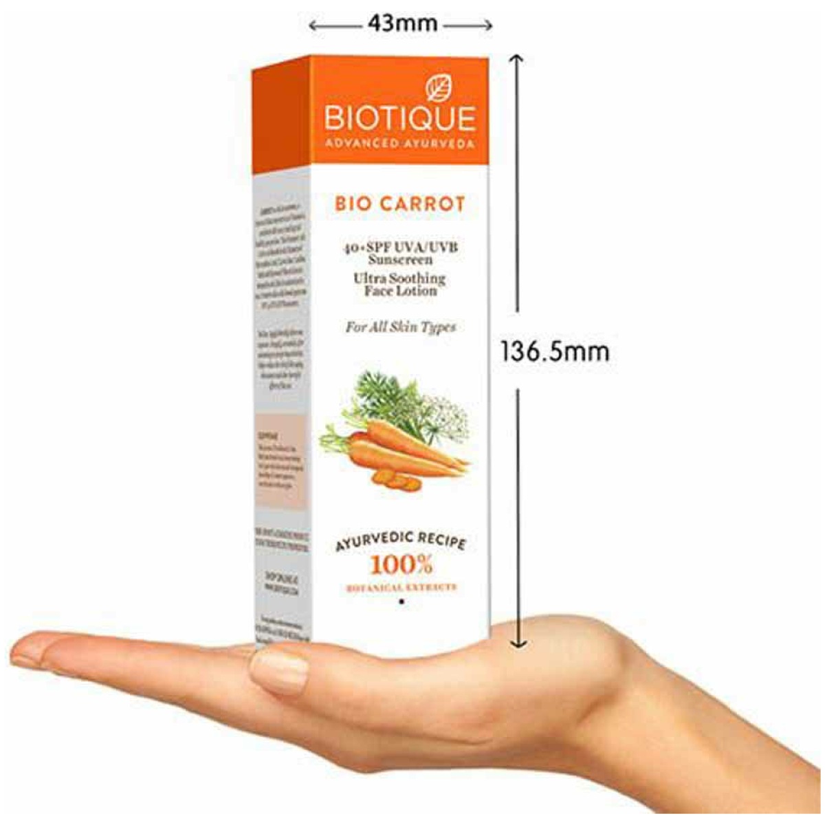 Biotique Carrot Sunscreen Face Lotion 120Ml - Image 4