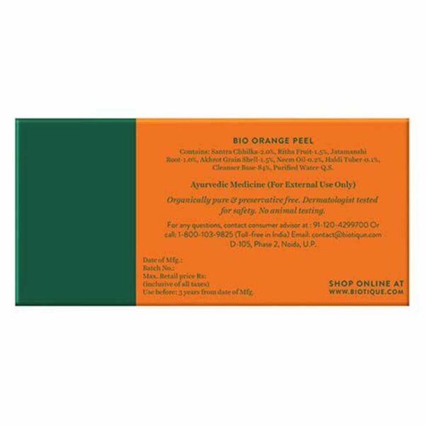 Biotique Orange Peel Body Cleanser 150G - Image 2