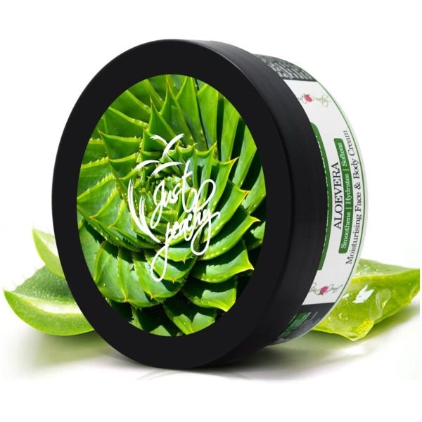 Just Peachy"You Had Me At Aloe!" Aloevera Face And Body Cream Enriched With Tulsi And Sunflower Oil 200Gm