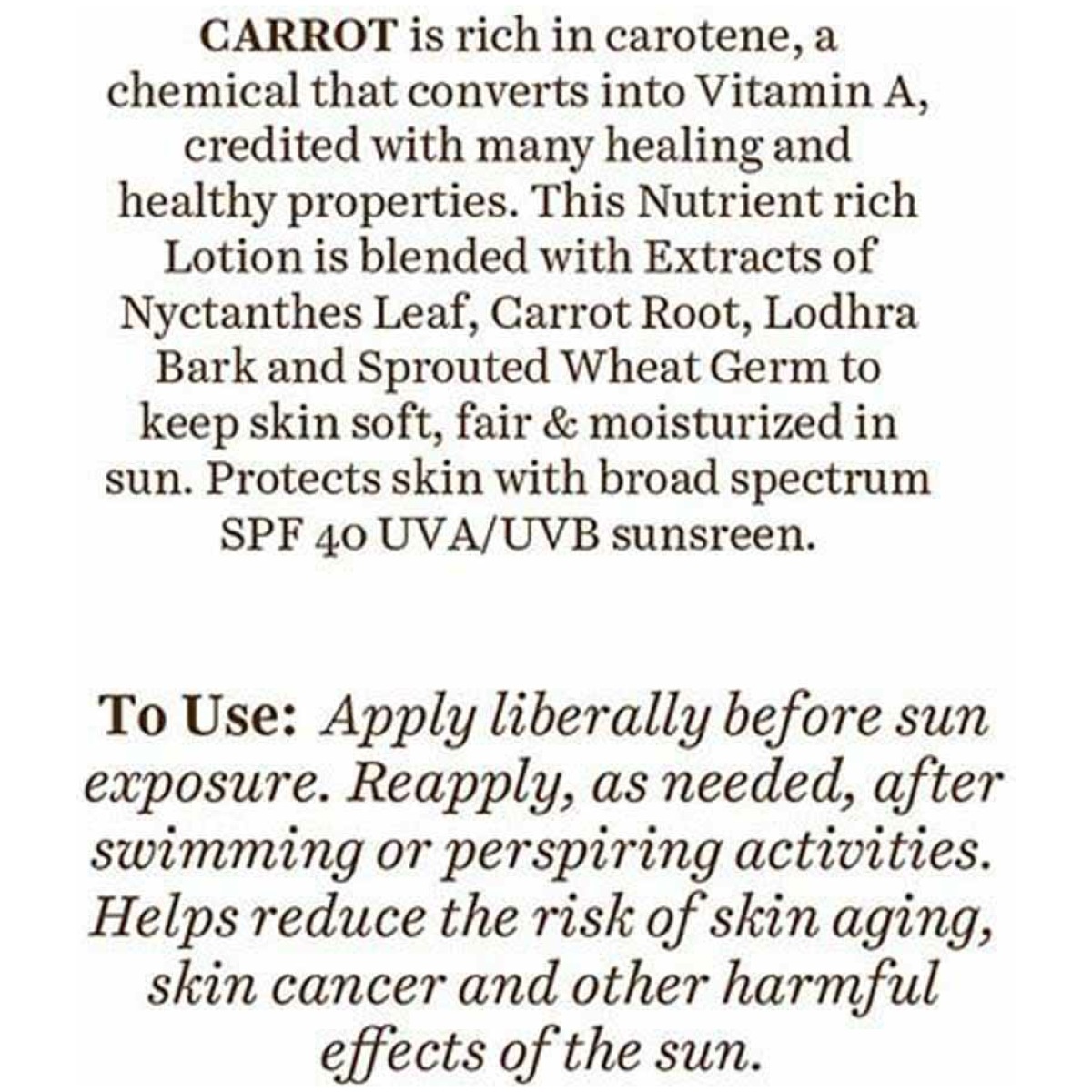 Biotique Carrot Sunscreen Face Lotion 120Ml - Image 5