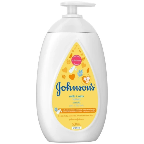 Johnson's  Milk+Oats Baby Lotion 500 Ml