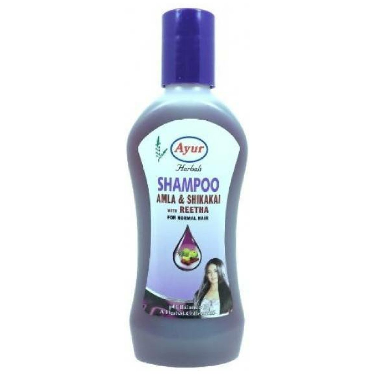 AYUR HERBALS AMLA SHIKAKAI WITH REETHA SHAMPOO 500ML