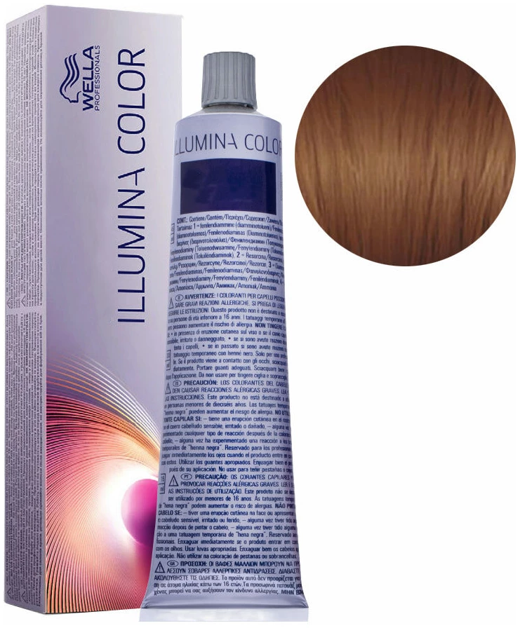 Wella Professionals Illumina Hair Color 5/35 Light Gold Mahogany Brown Wella Professionals Illumina Hair Color 5/35 Light Gold Mahogany Brown
