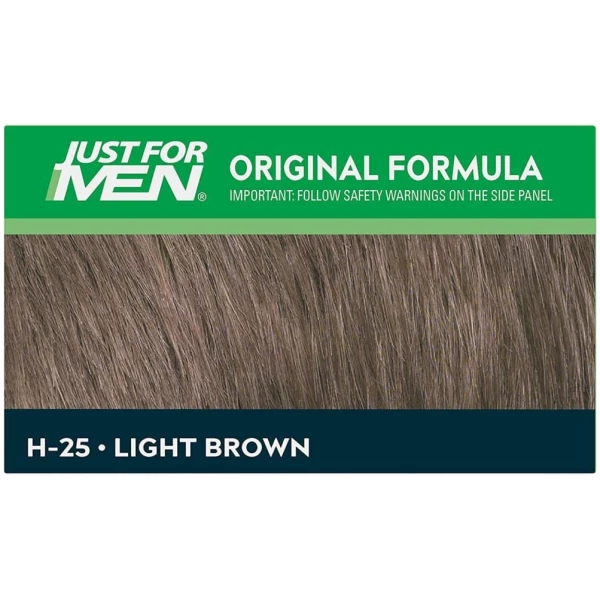 Just For Men Mustache And Beard Hair Color, Light Brown H-25 - Image 3