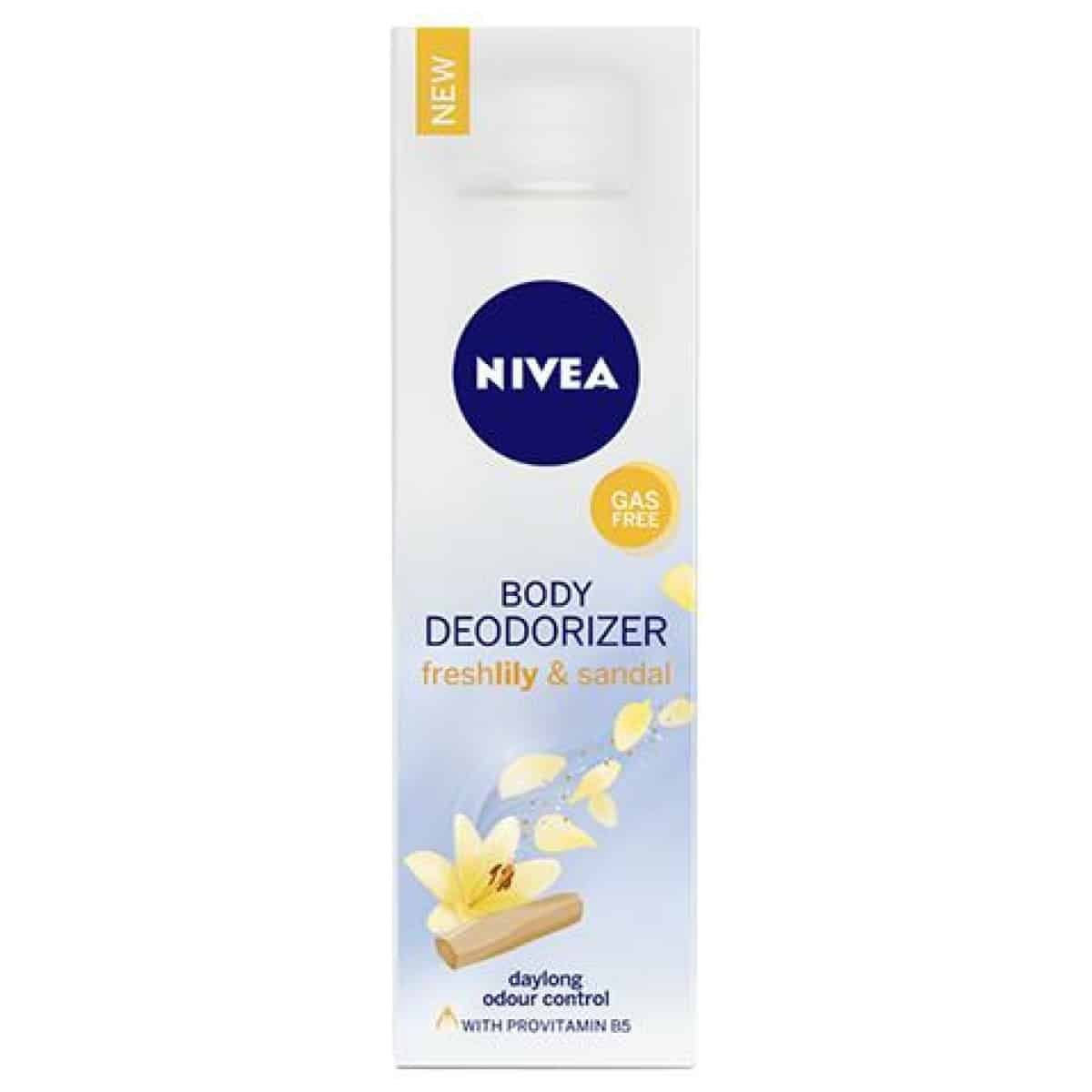 Nivea Fresh Lily And Sandal Body Deodorizer 120Ml