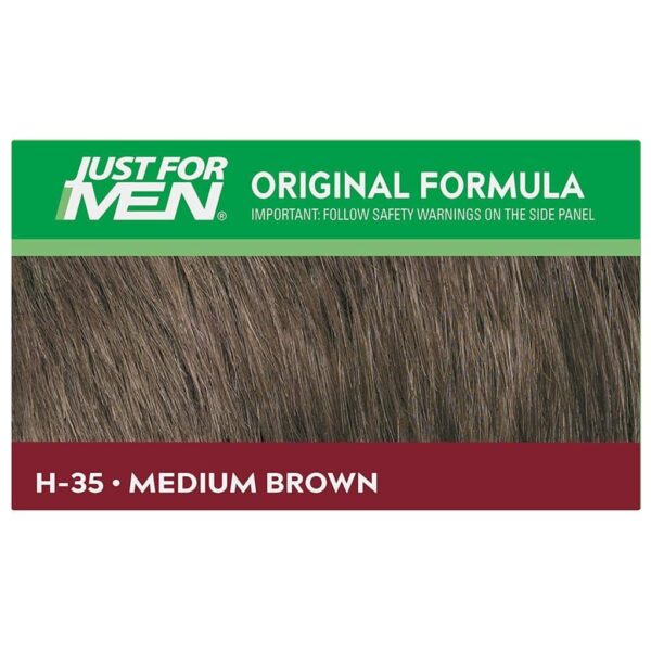 Just For Men Hair Color Original Formula, Medium Brown H-35 - Image 3