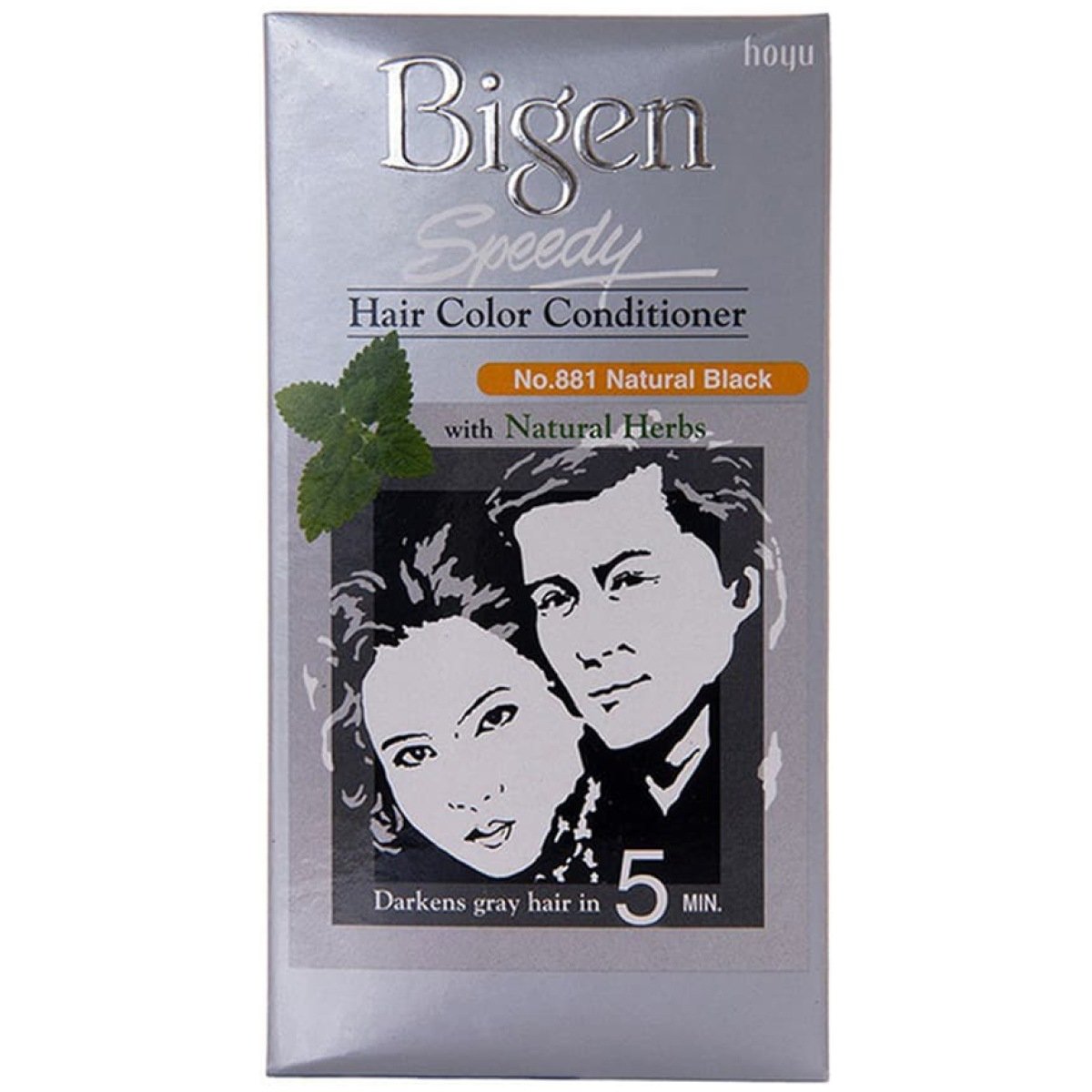 Bigen Speedy Conditioner Unisex Hair Color No 881 Natural Black 80G