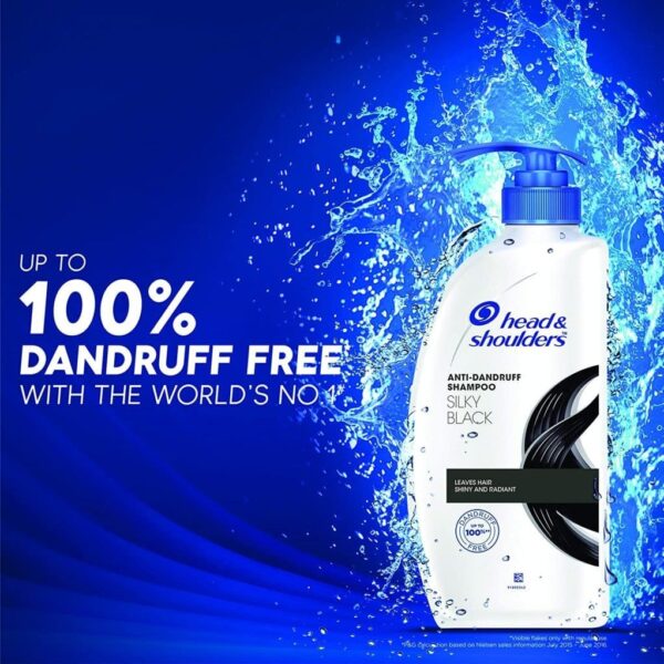 Headandshoulder Silky Black Shampoo 650Ml - Image 3