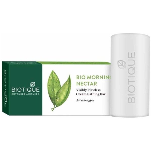 BIOTIQUE MORNING NECTAR FLAWLESS SKIN SOAP 150G