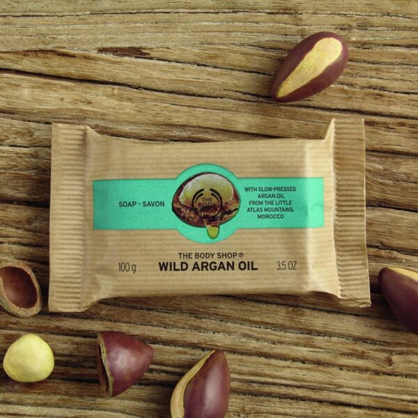 The Body Shop Wild Argan Oil Soap 100Gm - Image 3