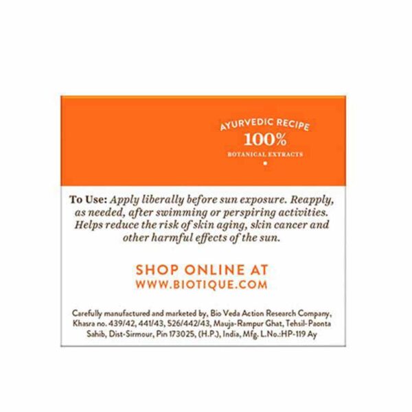 Biotique Aloe vera Sunscreen Lotion 50G - Image 2