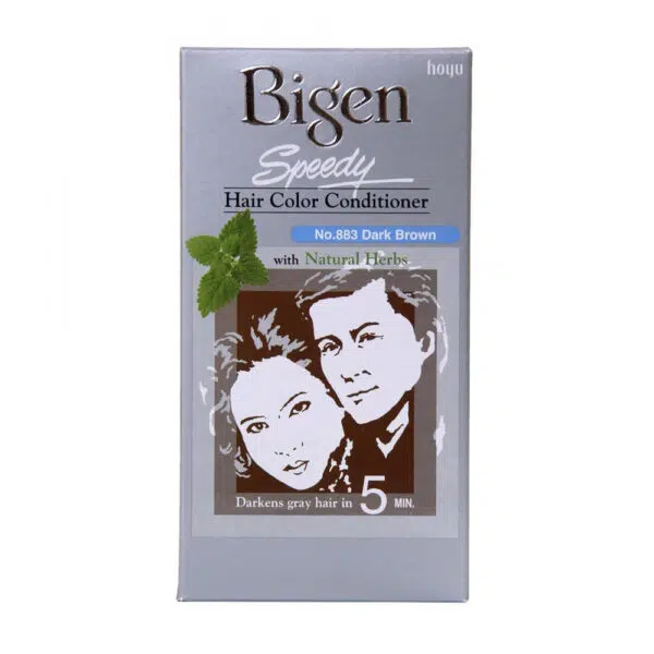 Bigen Speedy Conditioner Unisex Hair Color No 883 Dark Brown 80G