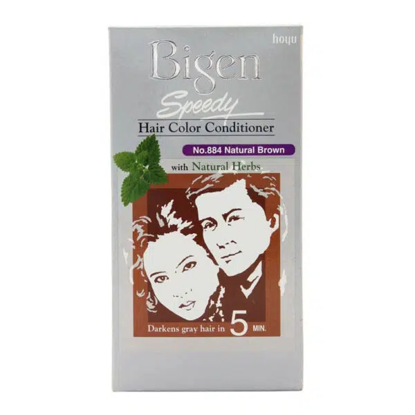 Bigen Speedy Conditioner Unisex Hair Color No 884 Natural Brown 80G